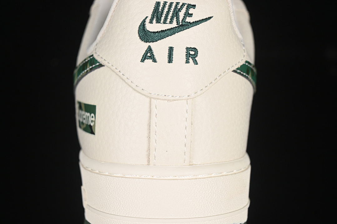 Nike [KK1988-069]-[AIR FORCE 1 07 LOW SUPREME WHITE/GREEN]-[WOMAN:36-39]-[MAN:40-45] - Image 7