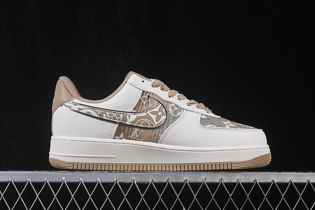 Nike [DW8806-031]-[AIR FORCE 1 07 LOW CASUAL SNEAKERS BROWN/WHITE]-[WOMAN:36-39]-[MAN:40-45] - Image 15