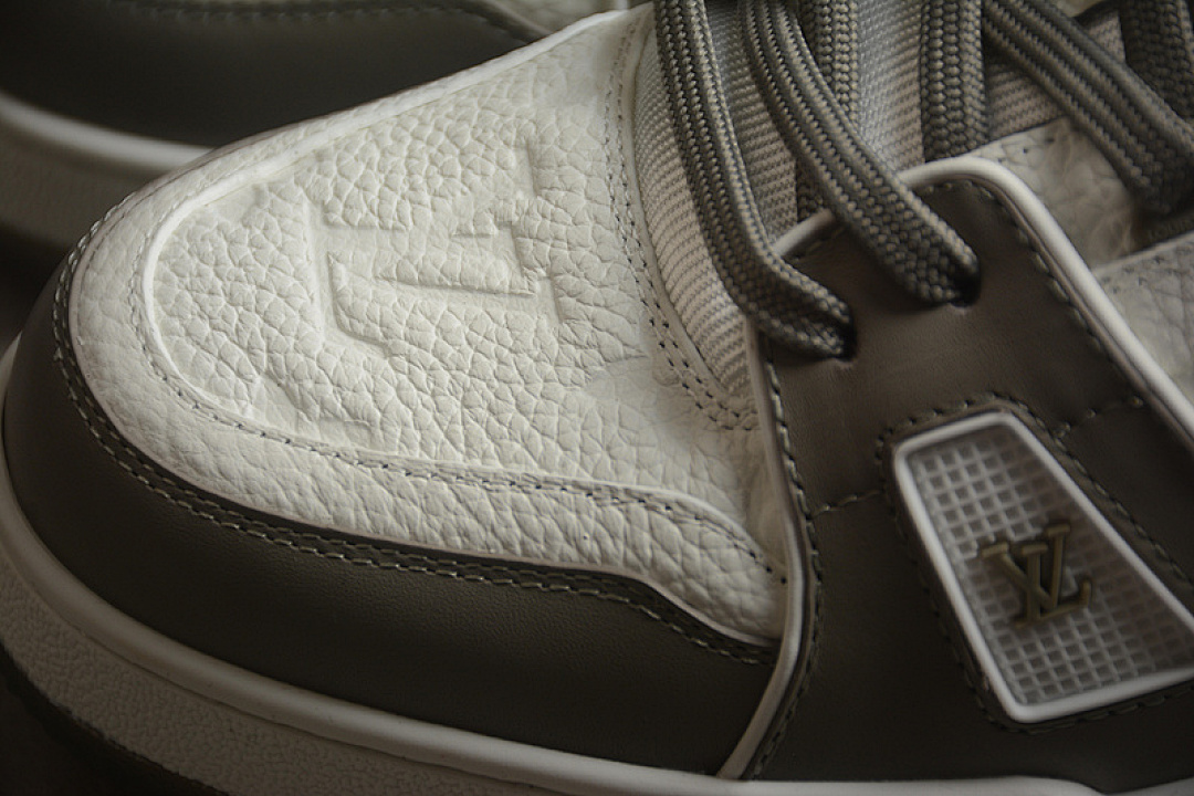 Louis Vuitton [LOUIS VUITTON TRAINER SNEAKER LOW L*V WHITE/GREEN]-[MAN:39-45] - Image 8