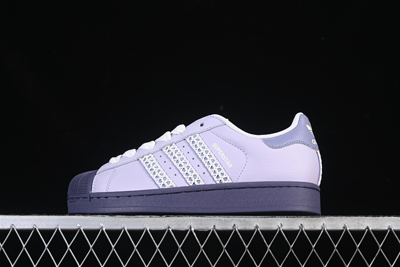 Purple Adidas ORIGINALS SUPERSTAR II PURPLE/WHITE · KJ4210, photo 1