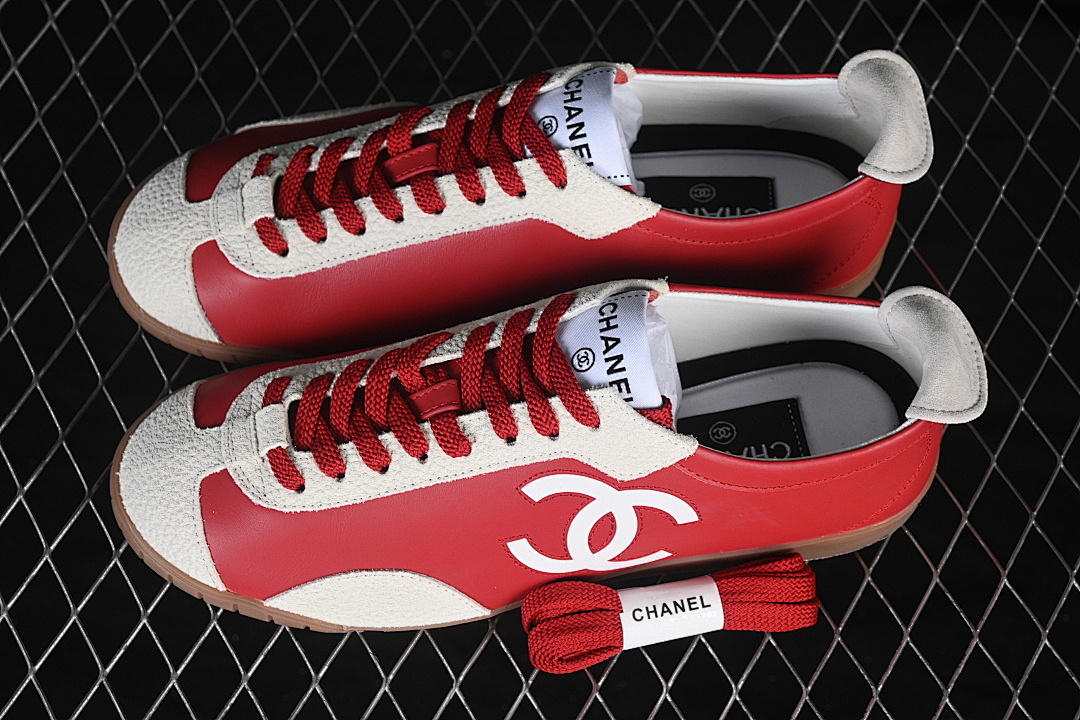 Chanel [G47125]-[RETRO CASUAL SHOES RED/WHITE/RED]-[WOMAN:35-39]-[MAN:40] - Image 10