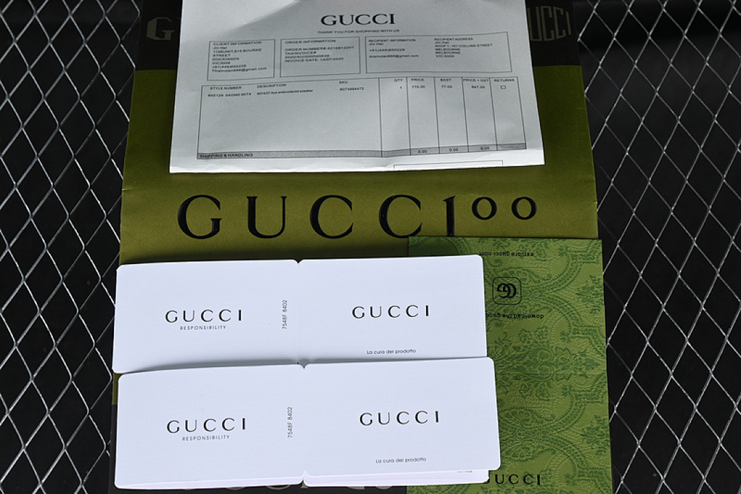 Gucci [AACV69160]-[GU*CCI 2023 WHITE/GREY/GREEN]-[WOMAN:35-40] - Image 3