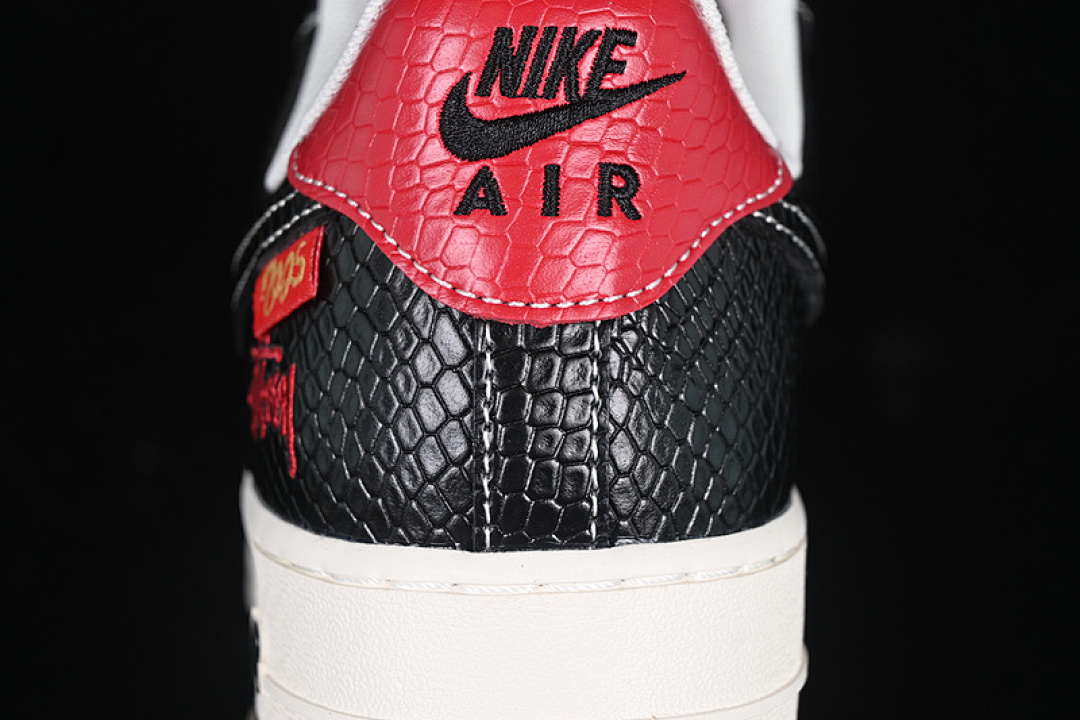 Nike [HH7518-034]-[AIR FORCE 1 07 LOW WHITE/BLACK/RED]-[WOMAN:36-39]-[MAN:40-45] - Image 7
