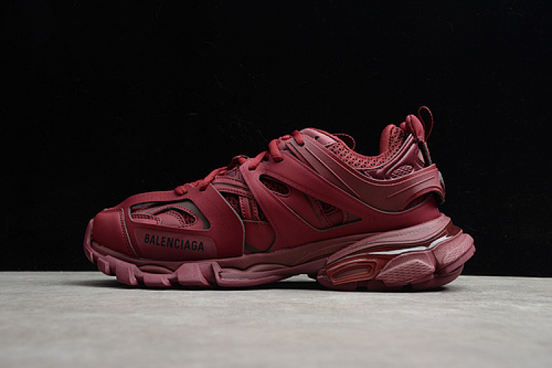 Balenciaga TRACK SNEAKER DARK RED/DARK RED · ECBL001275B, photo 1