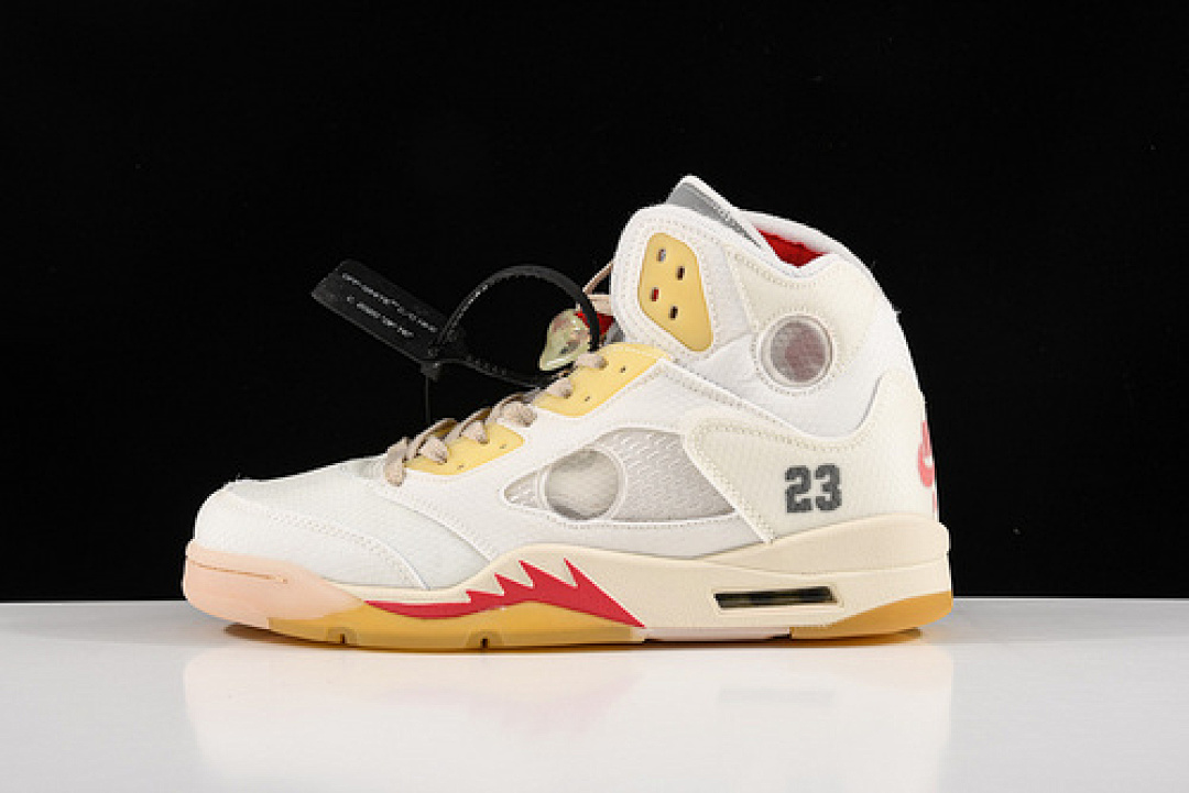 Jordan [CT8480-002]-[OW X AIR JORDAN 5 WHITE/FIRE RED]-[MAN:40-45], photo 1