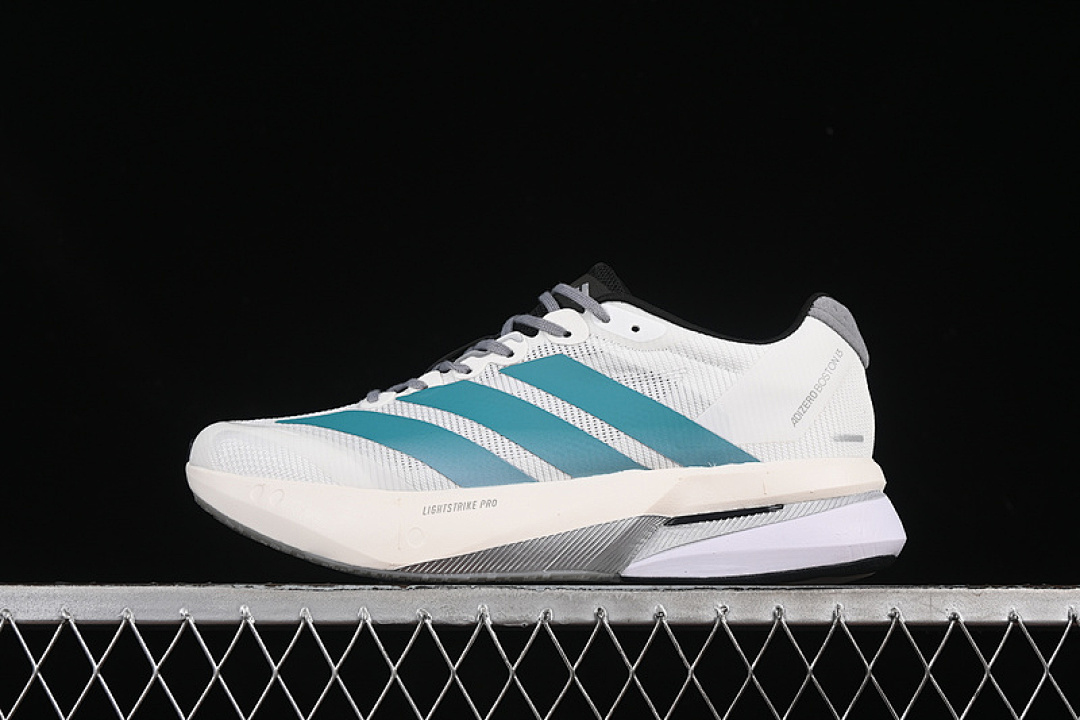 On Running [JR4791]-[ADIZERO BOSTON 13 CLOUD WHITE/PURE TEAL/GREY]-[WOMAN:36-39]-[MAN:40-46] - Image 2