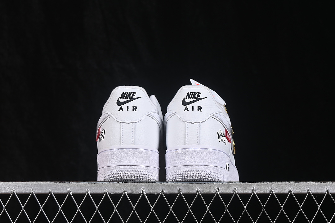 Nike [WY0655-109]-[AIR FORCE 1 07 LOW CASUAL SNEAKERS BLACK/WHITE]-[WOMAN:36-39]-[MAN:40-45] - Image 13