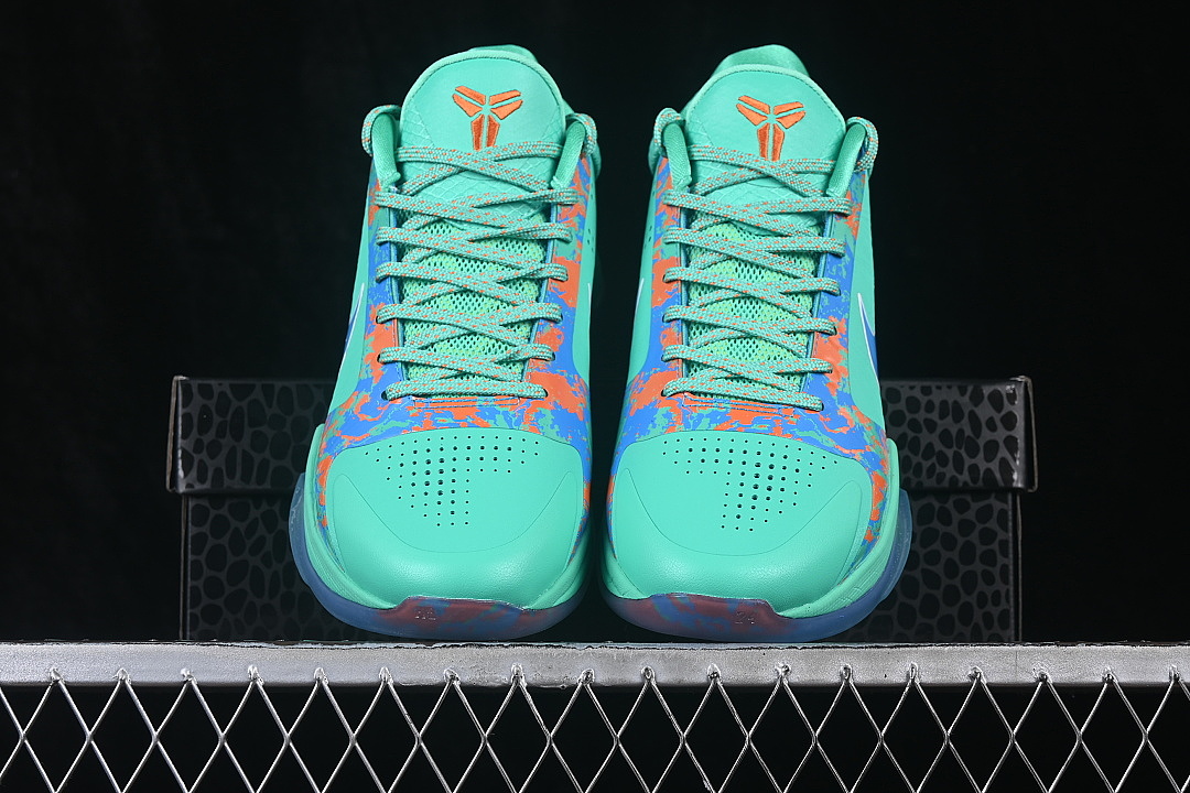 Nike [IX1200-300]-[ZOOM KOBE 5 CHAOS BASKETBALL SHOES GREEN/BLUE]-[MAN:40-47.5] - Image 12