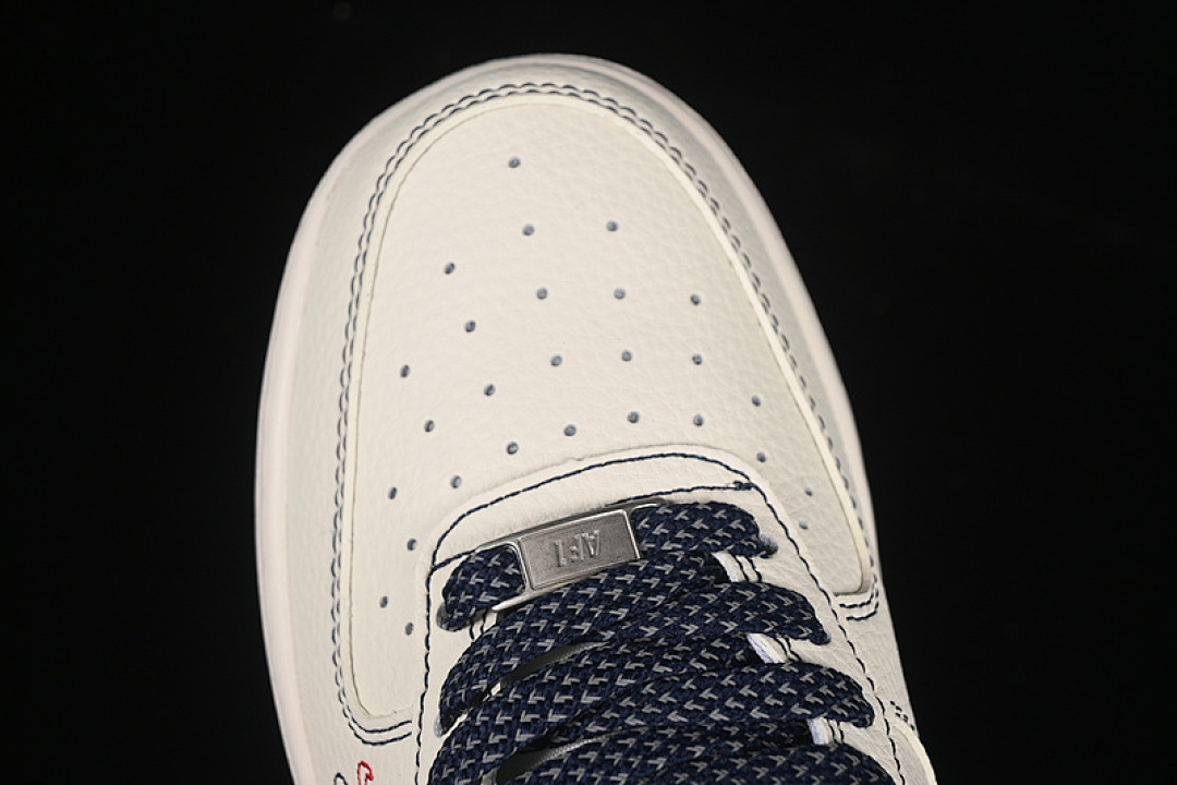 Nike [HH7518-072]-[AIR FORCE 1 07 LOW WHITE/BLUE/RED]-[WOMAN:36-39]-[MAN:40-45] - Image 10