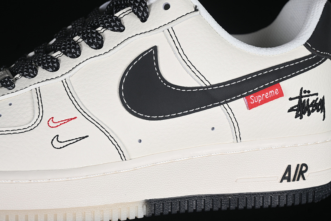 Nike [HH7518-036]-[AIR FORCE 1 07 LOW WHITE/BLACK/RED]-[WOMAN:36-39]-[MAN:40-45] - Image 8