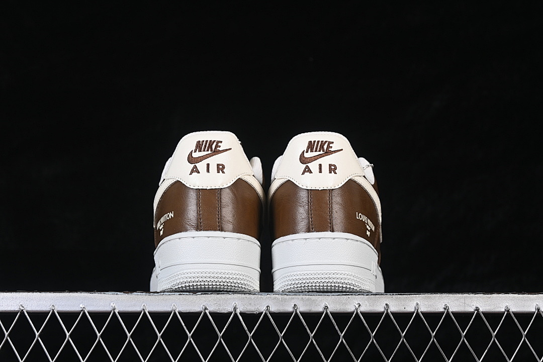 Nike [NH0601-587]-[AIR FORCE 1 07 LOW CASUAL SNEAKERS COFFEE/WHITE/GREY]-[WOMAN:36-39]-[MAN:40-45] - Image 13