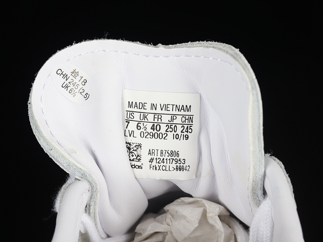 Adidas [B75806]-[SAMBA OG SNEAKER CLOUD WHITE/CORE BLACK/GUM]-[WOMAN:36-39]-[MAN:40-45] - Image 5
