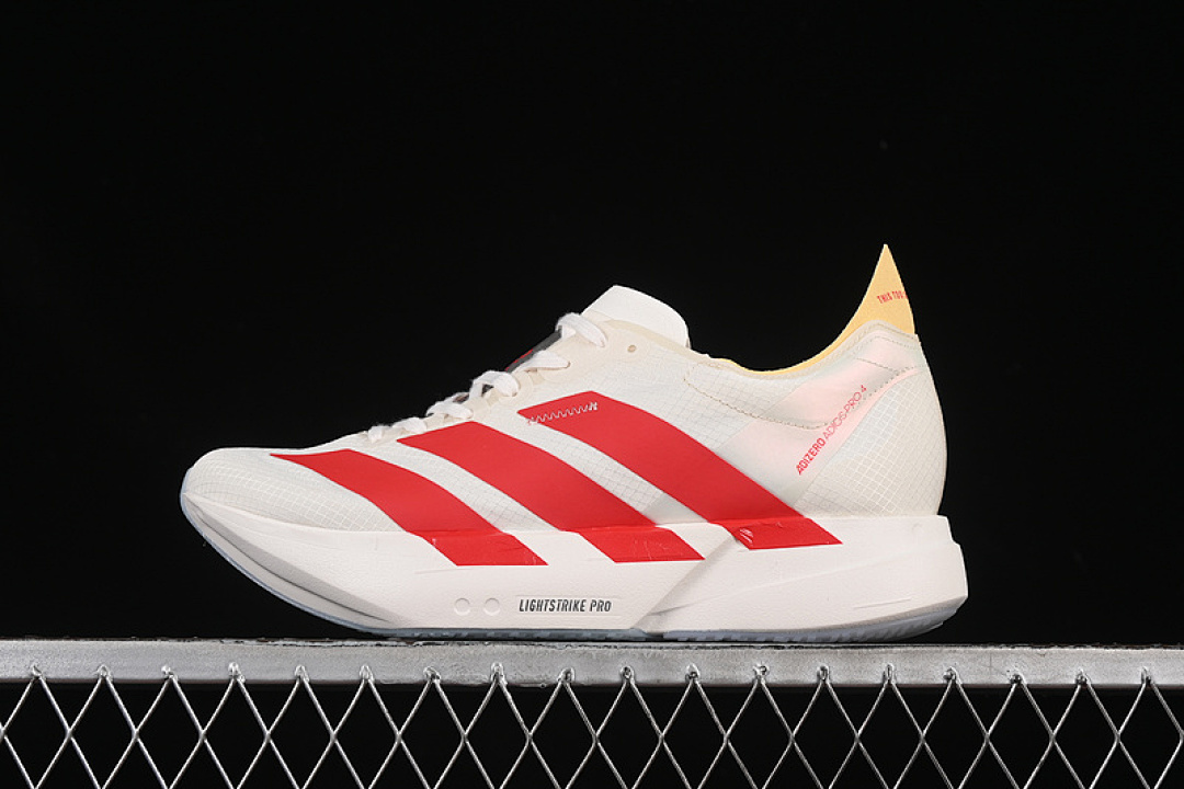 Adidas [JR4542]-[ADIZERO ADIOS 4 M WHITE/RED]-[WOMAN:36-39]-[MAN:40-46], photo 1