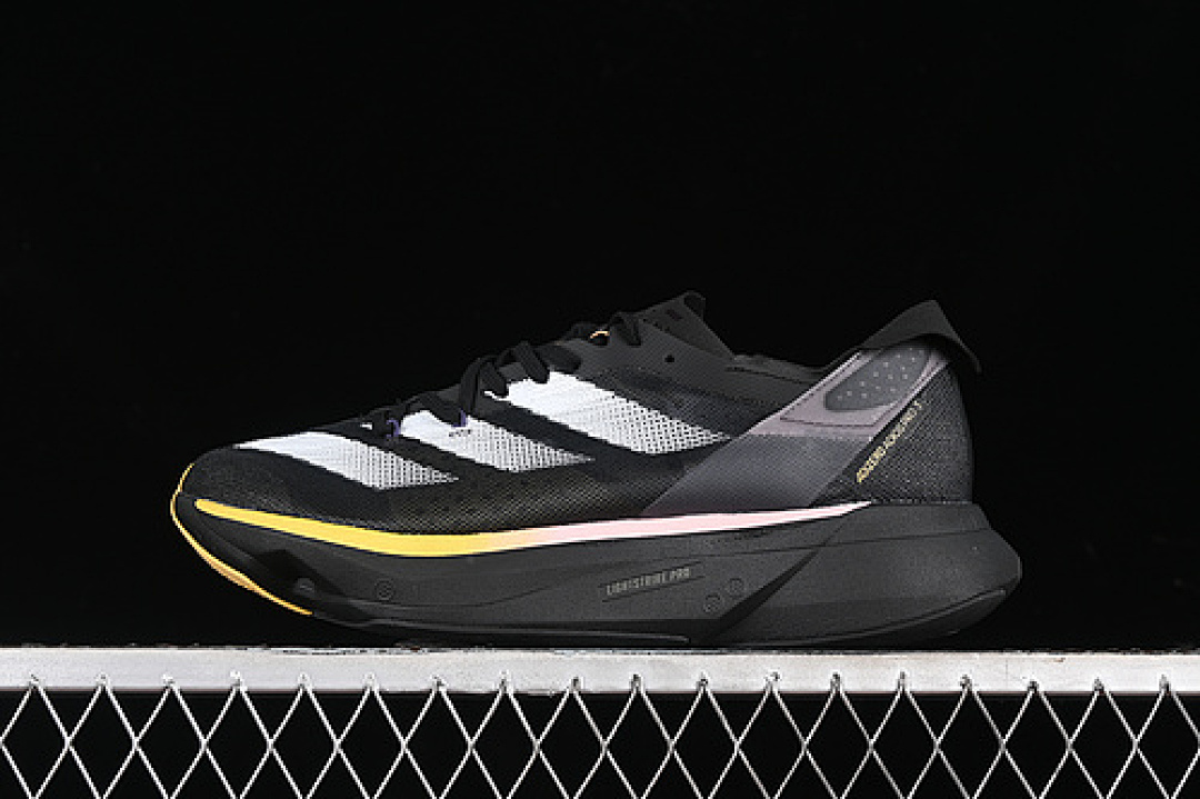 Unbranded [IG6431]-[ADIZERO ADIOS PRO 3 CORE BLACK/ZERO METALLIC/SPARK]-[WOMAN:36-39]-[MAN:40-45], photo 1
