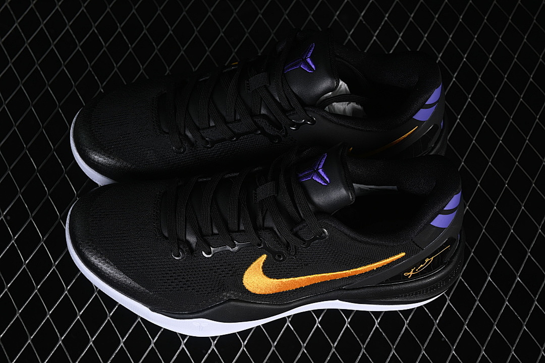 Nike [HF9550-001]-[KOBE 8 PROTRO BLACK/UNIVERSITY GOLD-WHITE-COURT PURPLE]-[WOMAN:39]-[MN:40-47.5] - Image 11