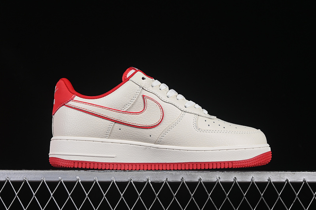 Nike [KK1988-059]-[AIR FORCE 1 07 LOW WHITE/RED]-[WOMAN:36-39]-[MAN:40-45] - Image 16