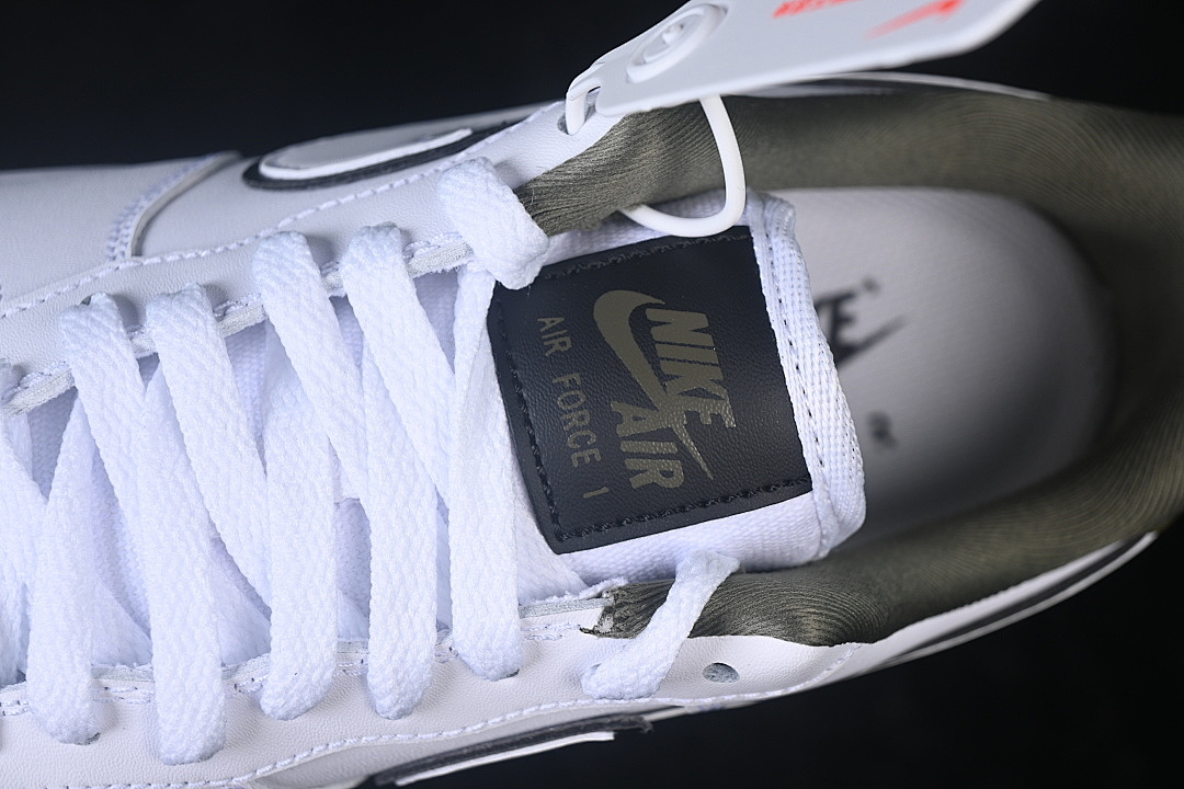 Nike [IO4226-100]-[AIR FORCE 1 07 LOW CASUAL SNEAKERS WHITE/GREEN/WHITE]-[WOMAN:36-39]-[MAN:40-45] - Image 9
