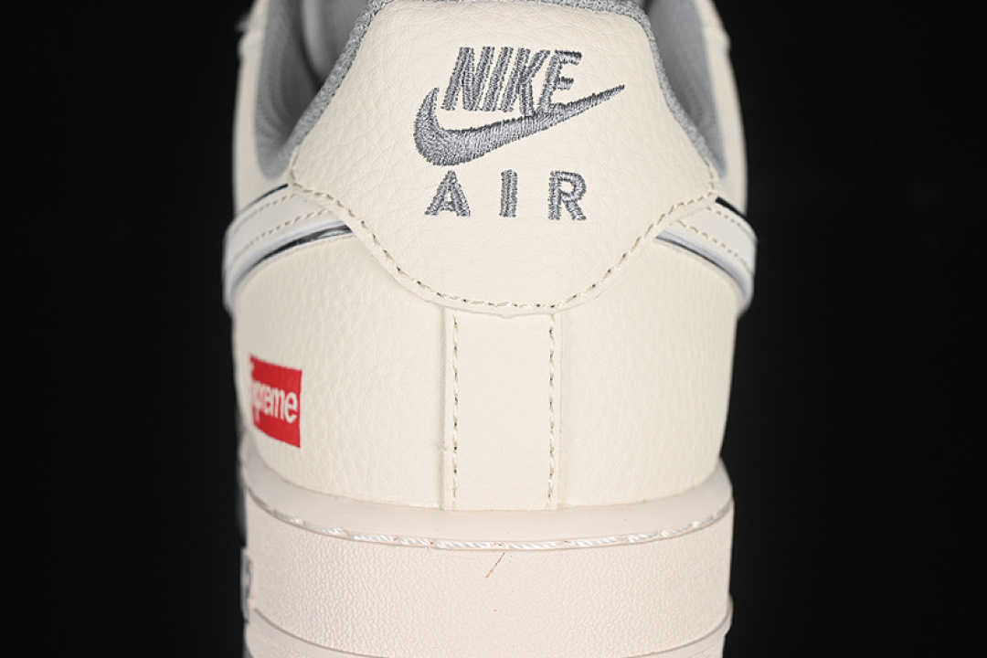 Nike [HH7518-058]-[AIR FORCE 1 07 LOW SUPREME WHITE/GREY]-[WOMAN:36-39]-[MAN:40-45] - Image 7