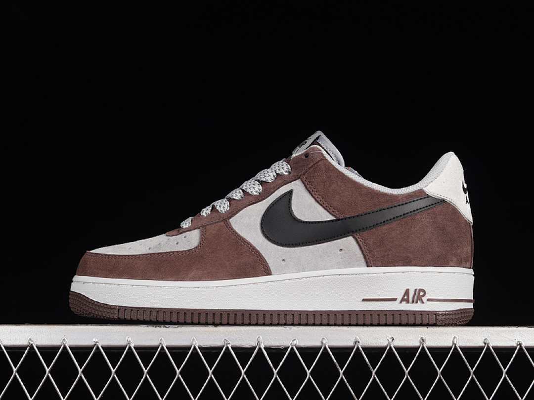 Nike [DC3366-323]-[AKIRA X AIR FORCE 1 LOW 07 MOCHA BLACK/GREY/BROWN]-[WOMAN:36-39]-[MAN:40-45], photo 1