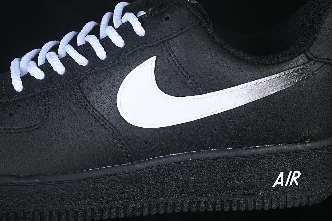 Nike [CW2288-511]-[AIR FORCE 1 07 LOW CASUAL SNEAKERS BLACK/INKINESS]-[WOMAN:36-39]-[MAN:40-45] - Image 7