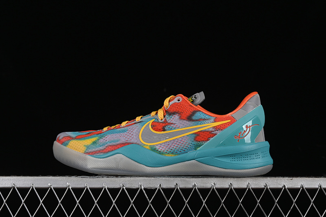 Nike [FQ3548-001]-[KOBE 8 SYSTEM STADIUM GREY/METALLIC SILVER/TOUR YELLOW]-[MAN:39-47.5] - Image 2
