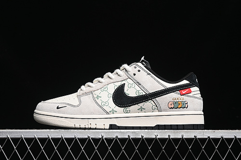 Nike SB DUNK LOW GU*CCI WHITE/GREY/BLACK · MM1089-029, photo 1