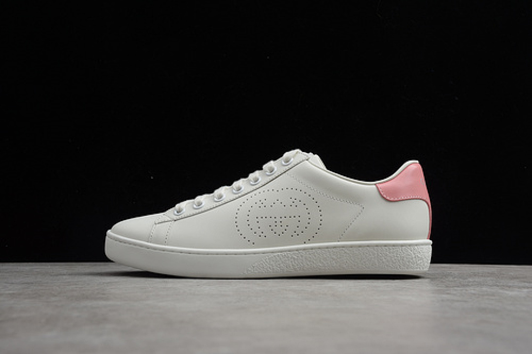 Gucci Gucci [ ACE EMBROIDERED LOW-TOP SNEAKER WHITE/LIGHT PINK]-[WOMAN:35-40], photo 1