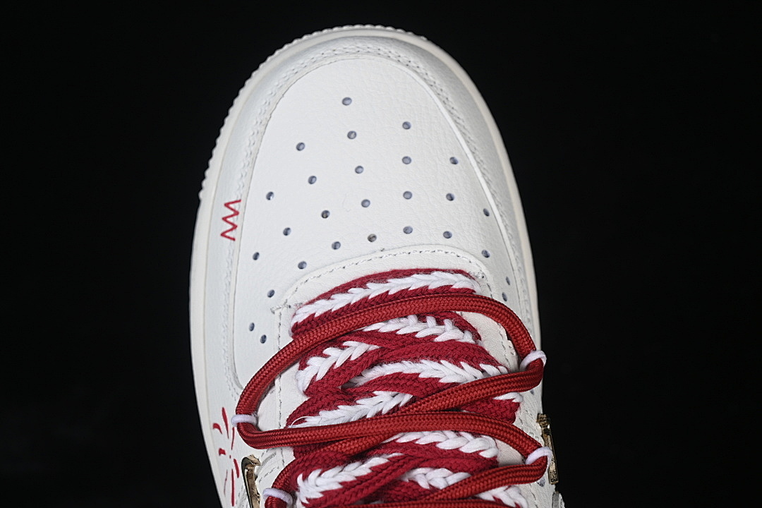 Nike [FV3654-111]-[AIR FORCE 1 07 LOW WHITE/RED/WHITE]-[WOMAN:36-39]-[MAN:40-45] - Image 10