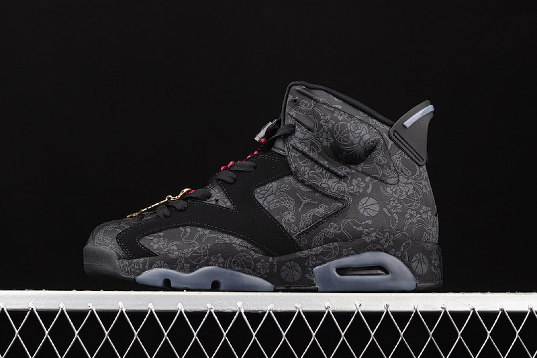 Jordan [DB9818-001]-[AIR JORDAN 6 RETRO SINGLES DAY BLACK/BLACK/BLACK]-[WOMAN:36-39]-[MAN:40-47.5], photo 1