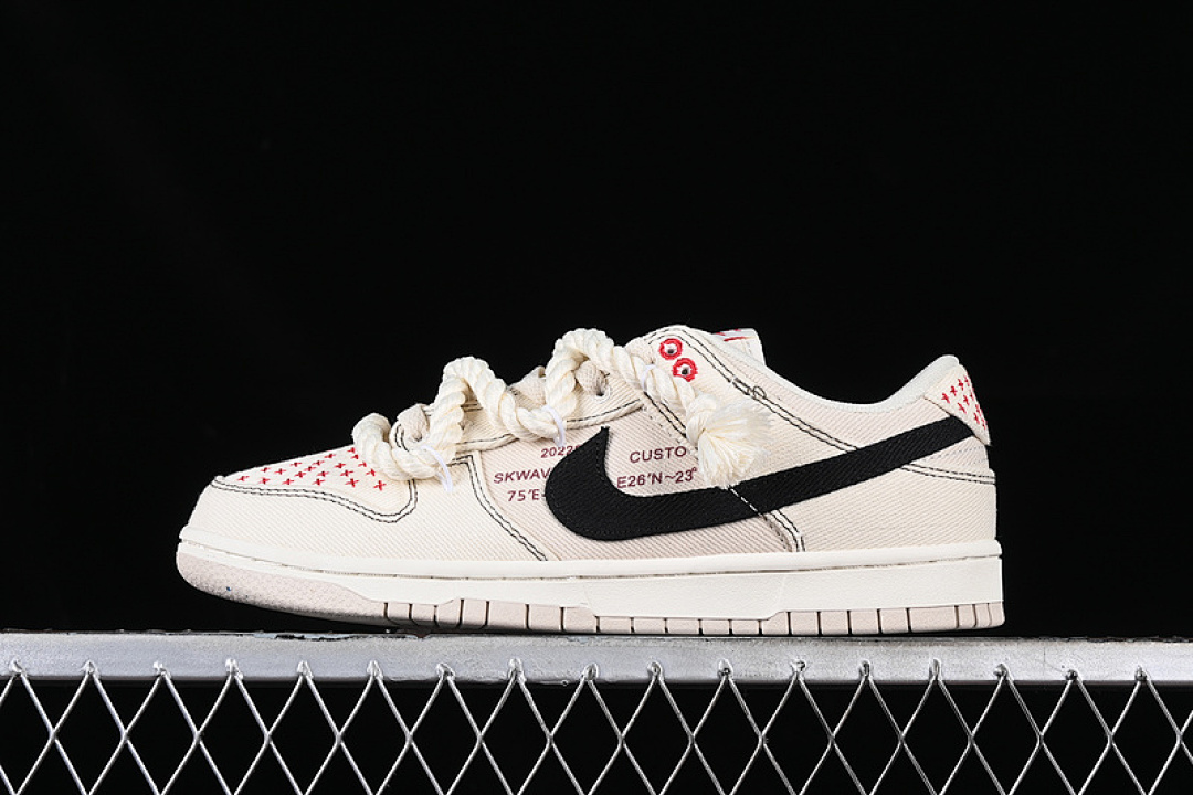 Unbranded [DV0834-100]-[DUNK LOW RETRO LIGHT OREWOOD BROWN BEIGE/BLACK]-[WOMAN:35.5-39]-[MAN:40-46], photo 1