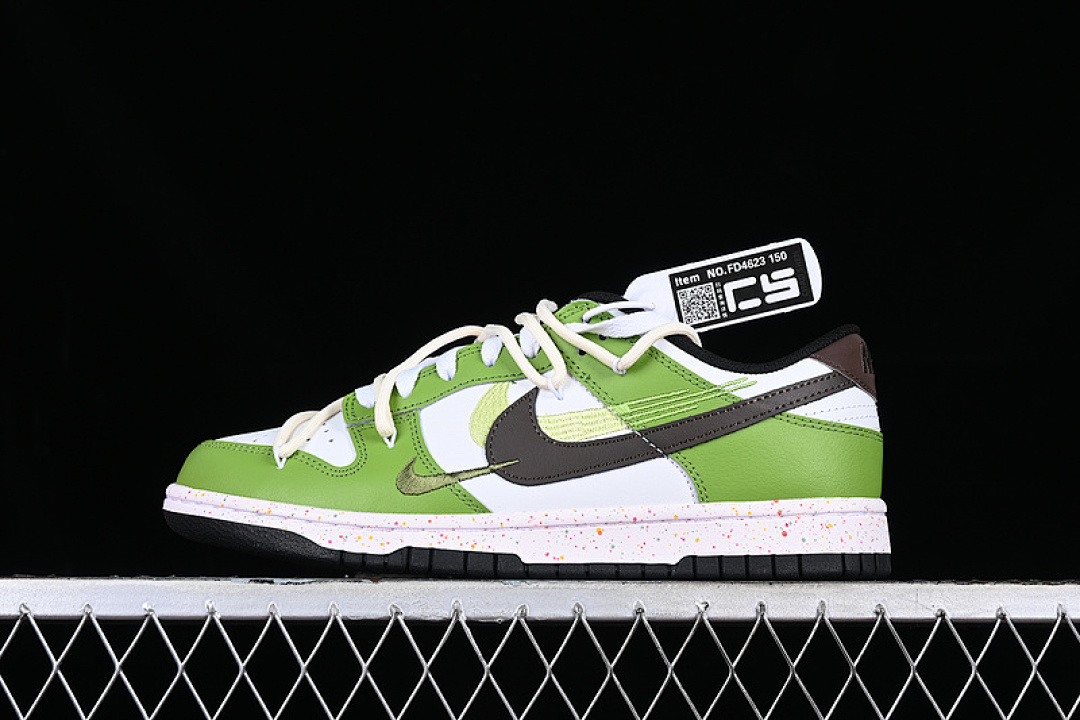 Unbranded [FD4623-150]-[DUNK LOW MULTI COLOR WHITE/GREEN/BLACK]-[WOMAN:36-39]-[MAN:40-46], photo 1