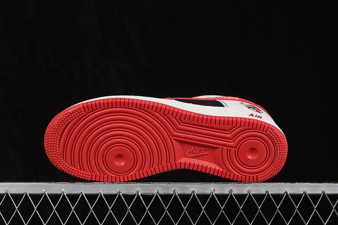 Nike [DW8806-029]-[AIR FORCE 1 07 LOW CASUAL SNEAKERS RED/BLACK/WHITE]-[WOMAN:36-39]-[MAN:40-45] - Image 14