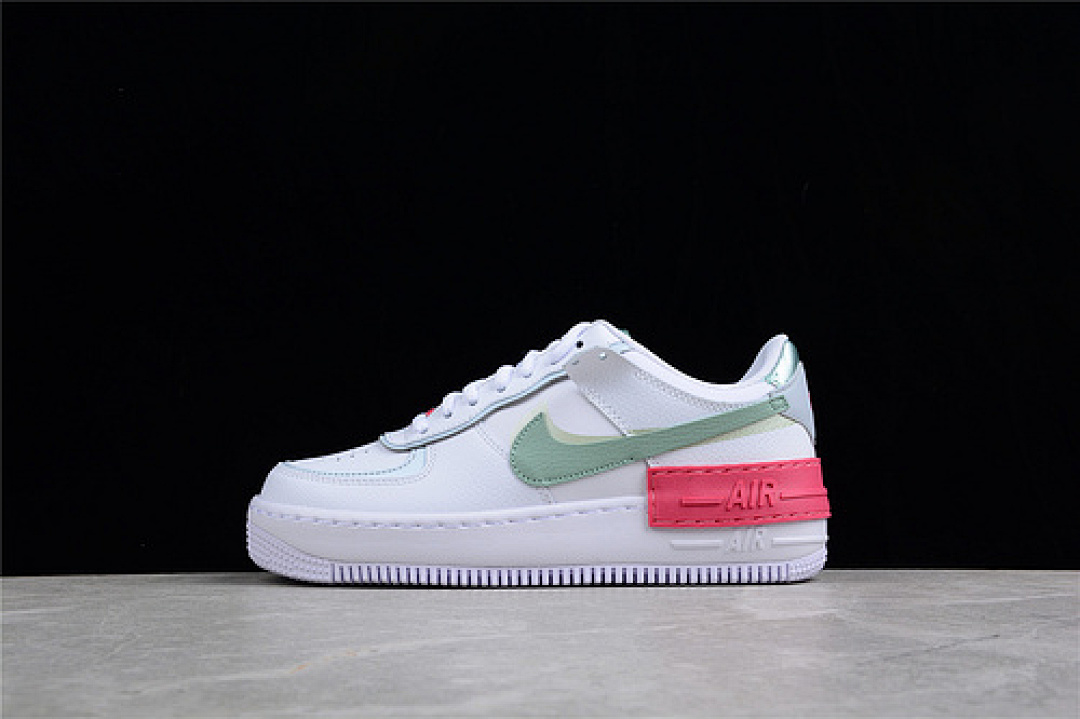 Nike [CI0919-112]-[AIR FORCE 1 SHADOW WHITE/SEAFOAM/GYPSY ROSE/JADE SMOKE]-[WOMAN:35.5-40], photo 1