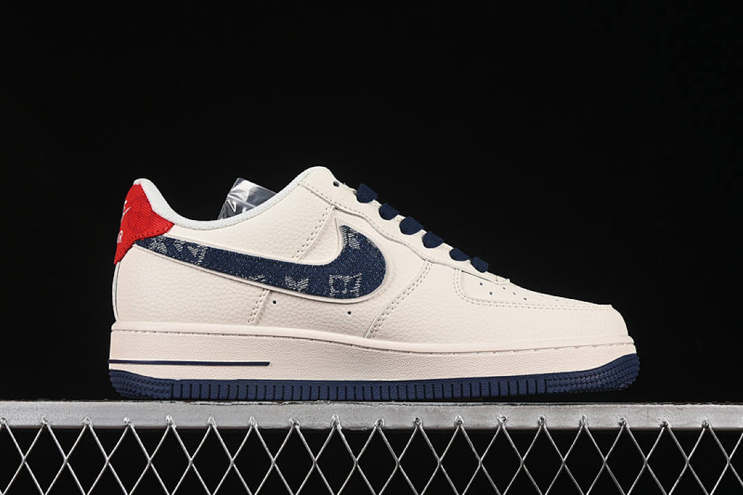 Nike [XX3168-128]-[AIR FORCE 1 07 LOW LV WHITE/BLUE/RED]-[WOMAN:36-39]-[MAN:40-45] - Image 16