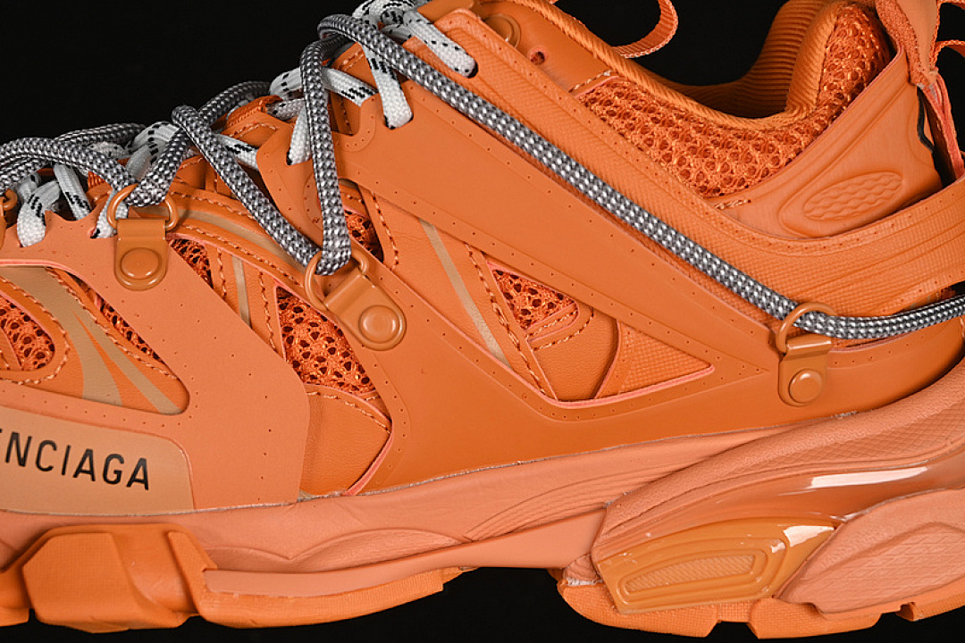 Balenciaga [WTRHK7000]-[BA*LEN*CIAGA TRACK SNEAKER TESS S.GOMMA RES BI ALV/TIS EFF NUBUK/TIS E (ORANGE]) - Image 9