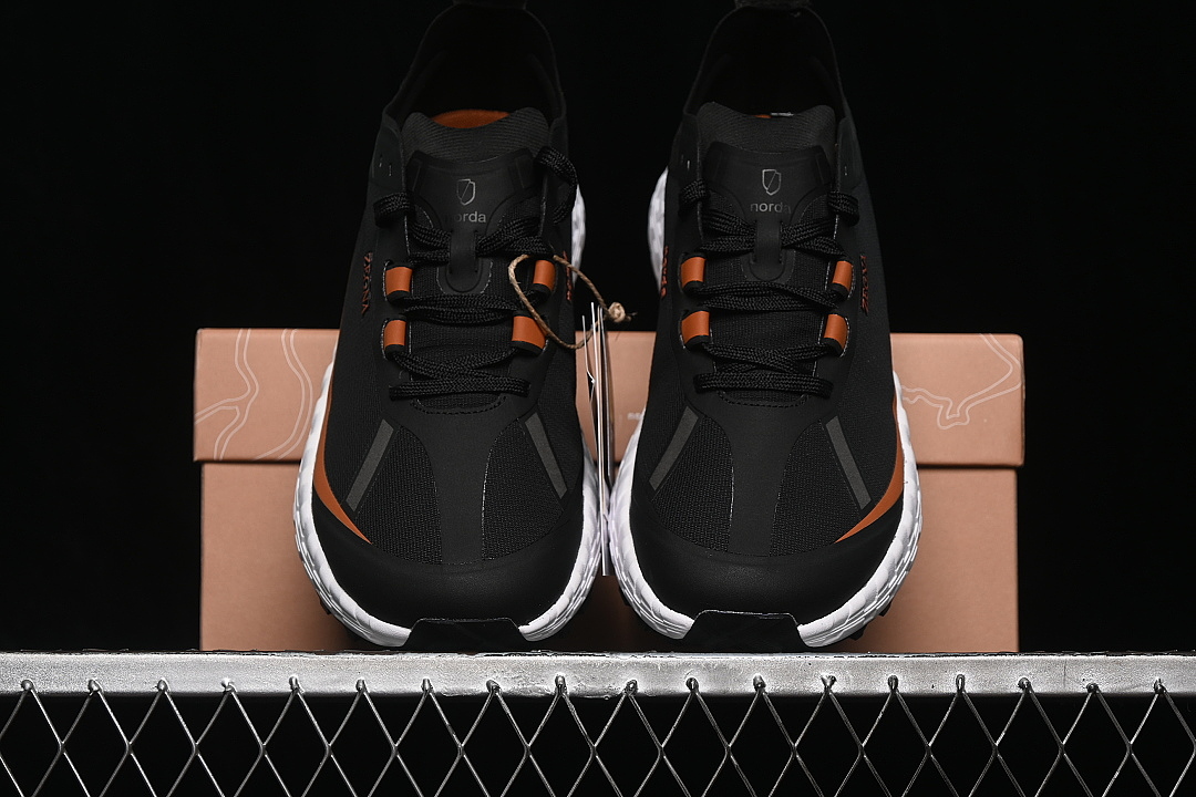 Norda [LEISURE RUNNING SHOES BLACK/BROWN/WHITE/BLACK]-[WOMAN:36-39]-[MAN:40-45] - Image 14