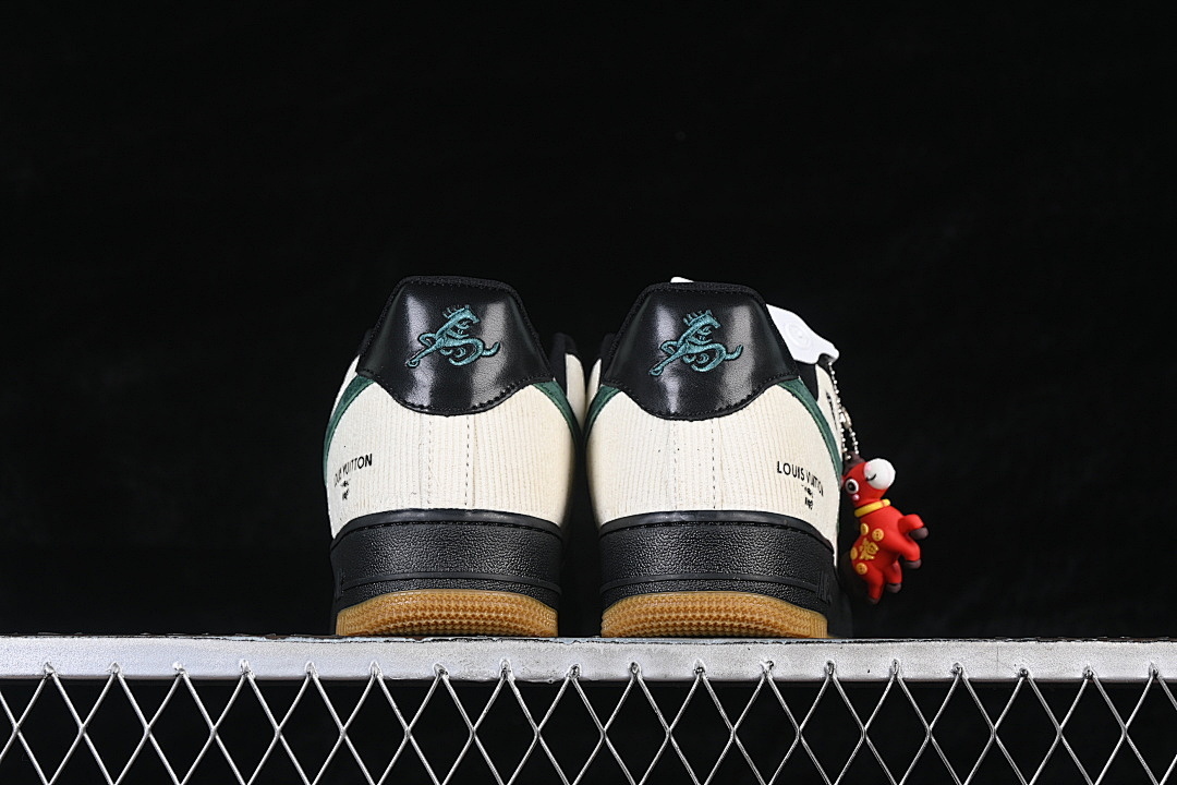 Nike [XY9025-005]-[AIR FORCE 1 07 LOW WHITE/BLACK/GREEN]-[WOMAN:36-39]-[MAN:40-45] - Image 14