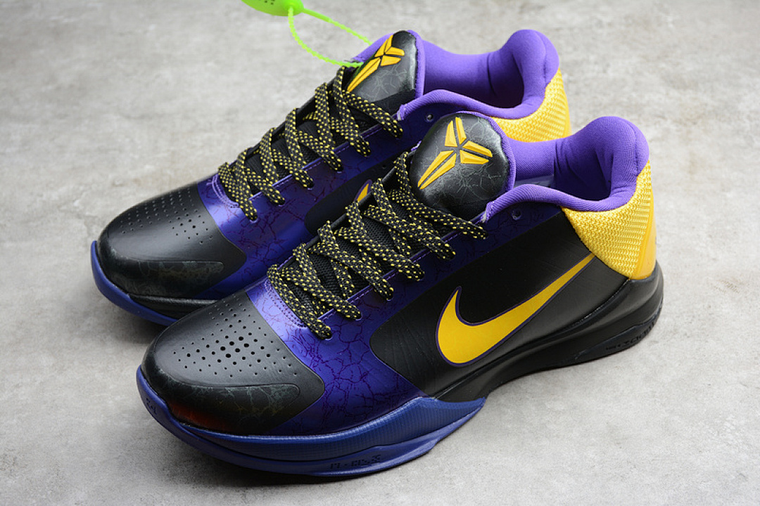 Nike [386430-071]-[ZOOM KOBE 5 X BLACK/DESOL-VARSITY PURPLE]-[MAN:40-46] - Image 12