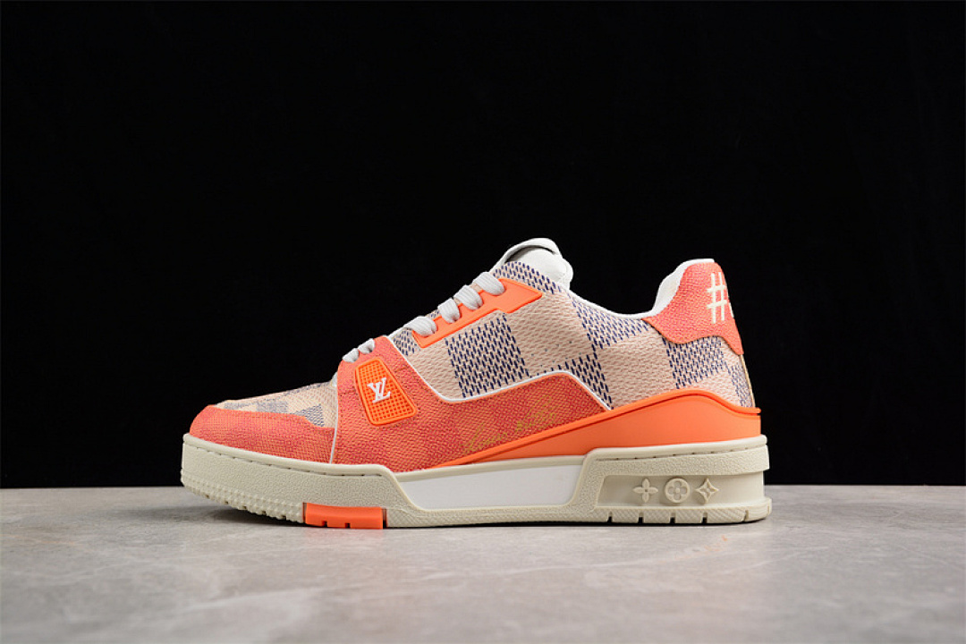 Louis Vuitton [ LOUIS VUITTON TRAINER WHITE/GREY/BROWN/ORANGE]-[MAN:38-45] - Image 15