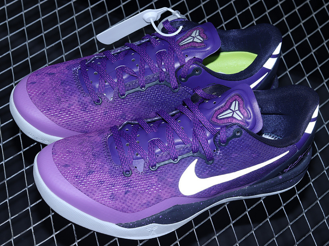 Nike [555035-500]-[KOBE 8 SYSTEM PLAYOFF COURT PURPLE/PURE PLATINUM-BLACKENED BLUE]-[MAN:39-46] - Image 10