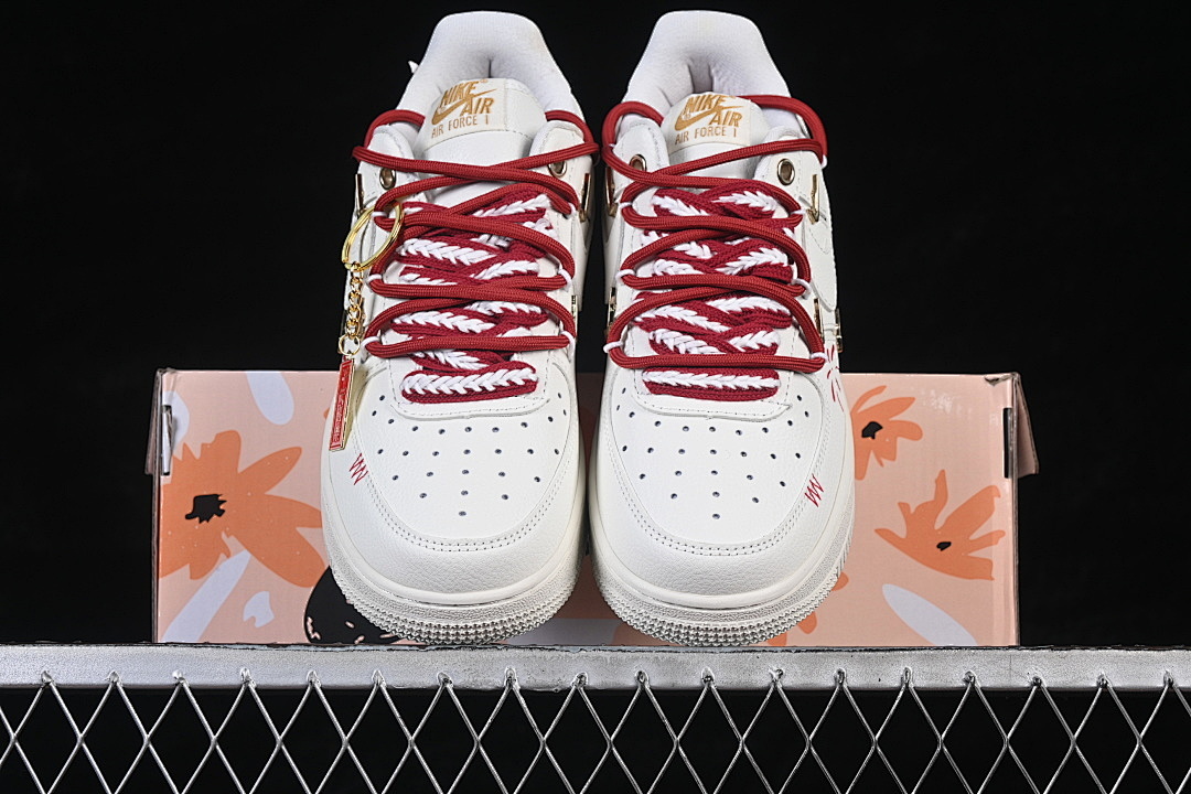 Nike [FV3654-111]-[AIR FORCE 1 07 LOW WHITE/RED/WHITE]-[WOMAN:36-39]-[MAN:40-45] - Image 13