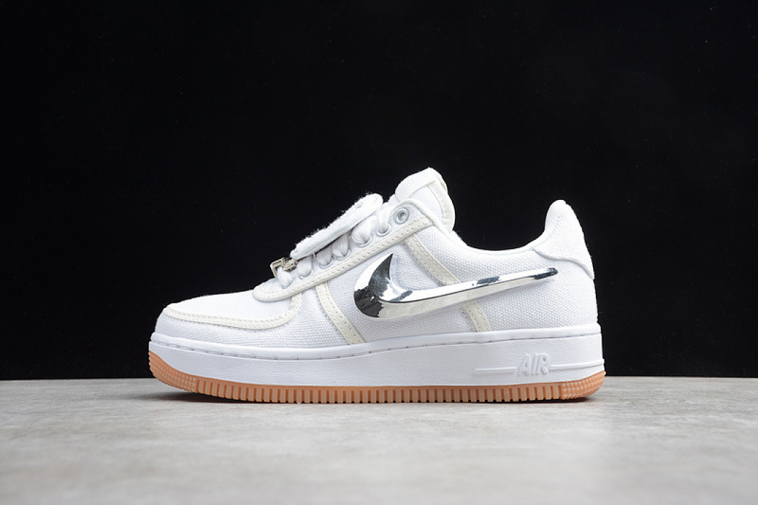 Nike [AQ4211-100]-[TRAVIS SCOTT X AIR FORCE 1 LOW 07 WHITE/WHITE-WHITE]-[WOMAN:36-39]-[MAN:40-46], photo 1