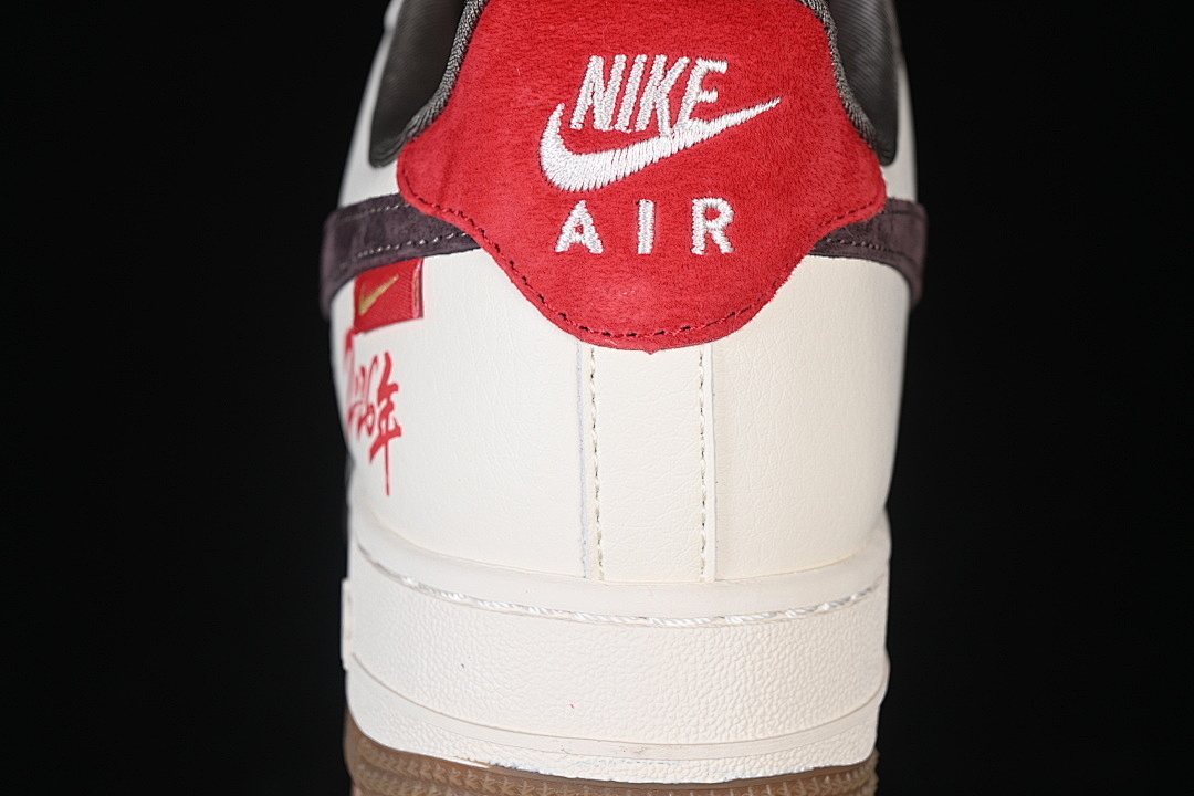 Nike [QW5288-137]-[AIR FORCE 1 07 LOW WHITE/GREY/RED/BLACK]-[WOMAN:36-39]-[MAN:40-45] - Image 7
