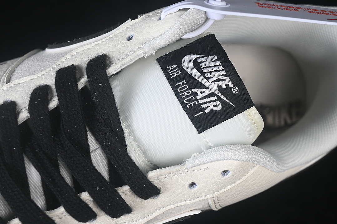 Nike [DN9688-101]-[AIR FORCE 1 07 LOW CASUAL SNEAKERS WHITE/BLACK/WHITE]-[WOMAN:36-39]-[MAN:40-45] - Image 9