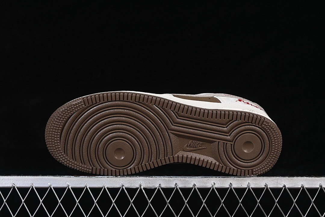 Nike [DW8806-008]-[AIR FORCE 1 07 LOW CASUAL SNEAKERS WHITE/BROWN/GREY]-[WOMAN:36-39]-[MAN:40-45] - Image 15