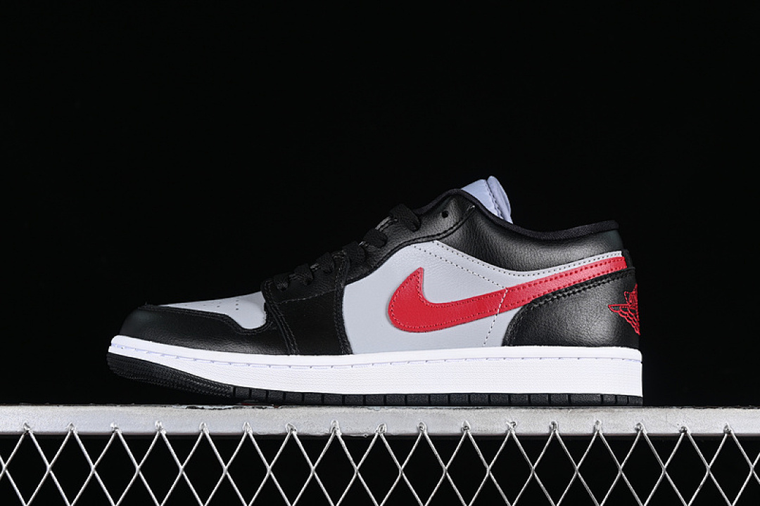 Jordan AIR Jordan 1 LOW WOLF GREY/GYM RED/BLACK/WHITE · DC0774-062, photo 1