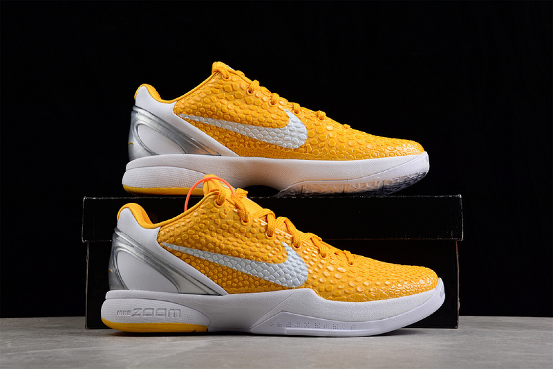 Nike [454142-700]-[ZOOM KOBE 6 TB YELLOW/WHITE/SILVER]-[MAN:41-46] - Image 16