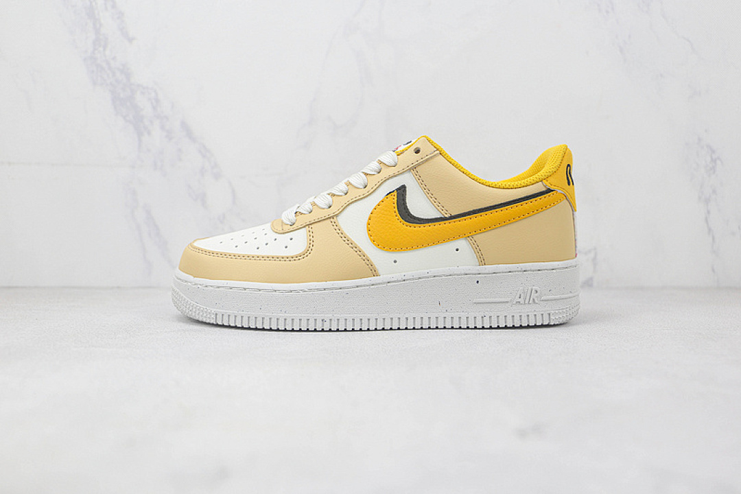 Nike [DX6065-171]-[AIR FORCE 1 LOW 07 LX 82 DOUBLE SWOOSH YELLOW SAIL/YELLOW OCHRE/SAIL], photo 1