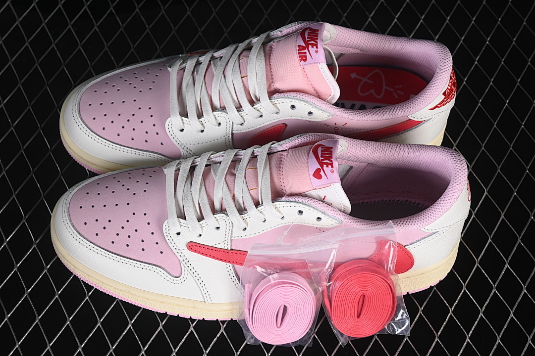 Jordan [IQ7604-101]-[JORDAN 1 RETRO LOW OG SAIL/PINK-SHY PINK-MUSLIN]-[WOMAN:35.5-39]-[MAN:40-48.5] - Image 11