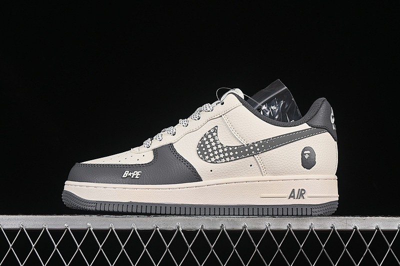 Nike Nike AIR FORCE 1 07 LOW BAPE WHITE/GREY · XS1958-570, photo 1